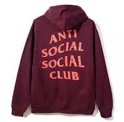 Anti Social Social Club Hoodie (Maroon)