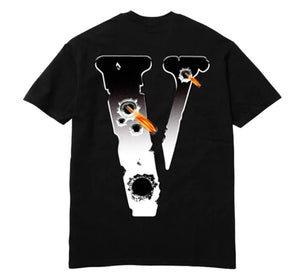 Vlone x Pop Smoke Hawk Em' Tee (Black)