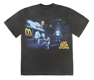 Travis Scott x Mcdonald's Live From Utopia Tee