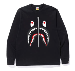 Bape Shark Zipper Long Sleeve (Black)