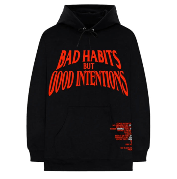 Vlone x Nav Bad Habits Hoodie (Black)