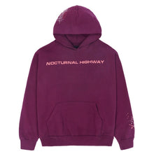 Load image into Gallery viewer, Sp5der Nocturnal Highway Hoodie (Dark Purple)
