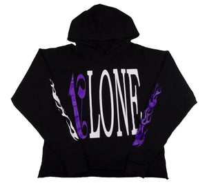 Vlone x Palm Angels Hoodie (Black/Purple)