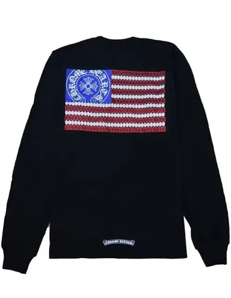 Chrome Hearts American Flag Long Sleeve