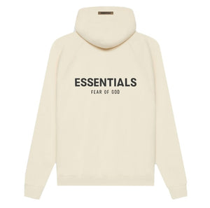 Essentials Back Logo Hoodie (Cream)