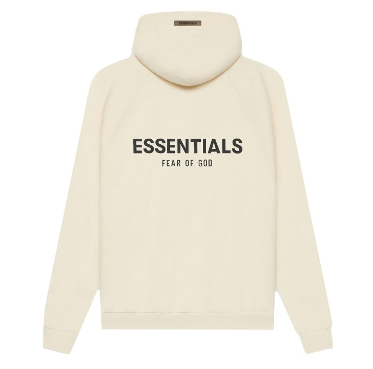 Essentials Back Logo Hoodie (Cream)