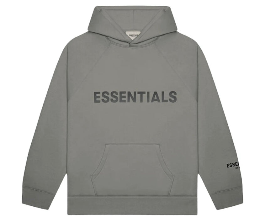 Essentials Front Logo Hoodie (Charcoal)