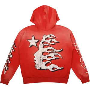 Hellstar Studios Records Hoodie (Red)