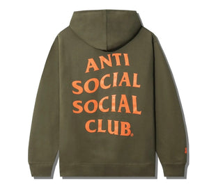 Anti Social Social Club x Undefeated Paranoid Hoodie (Olive)