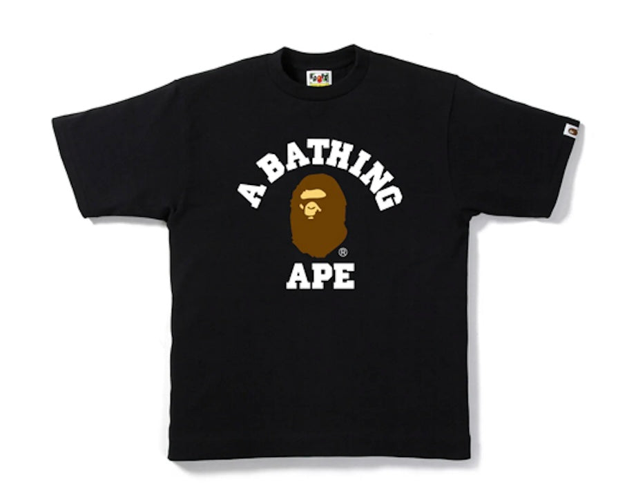 Bape College Logo Tee (Black)