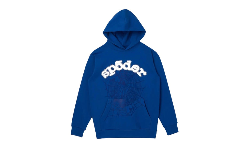 Sp5der Websuit Hoodie Blue