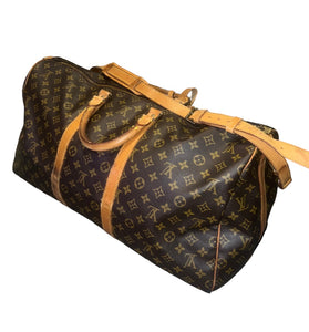 Louis Vuitton Monogram Keepall 55 Bandouliere