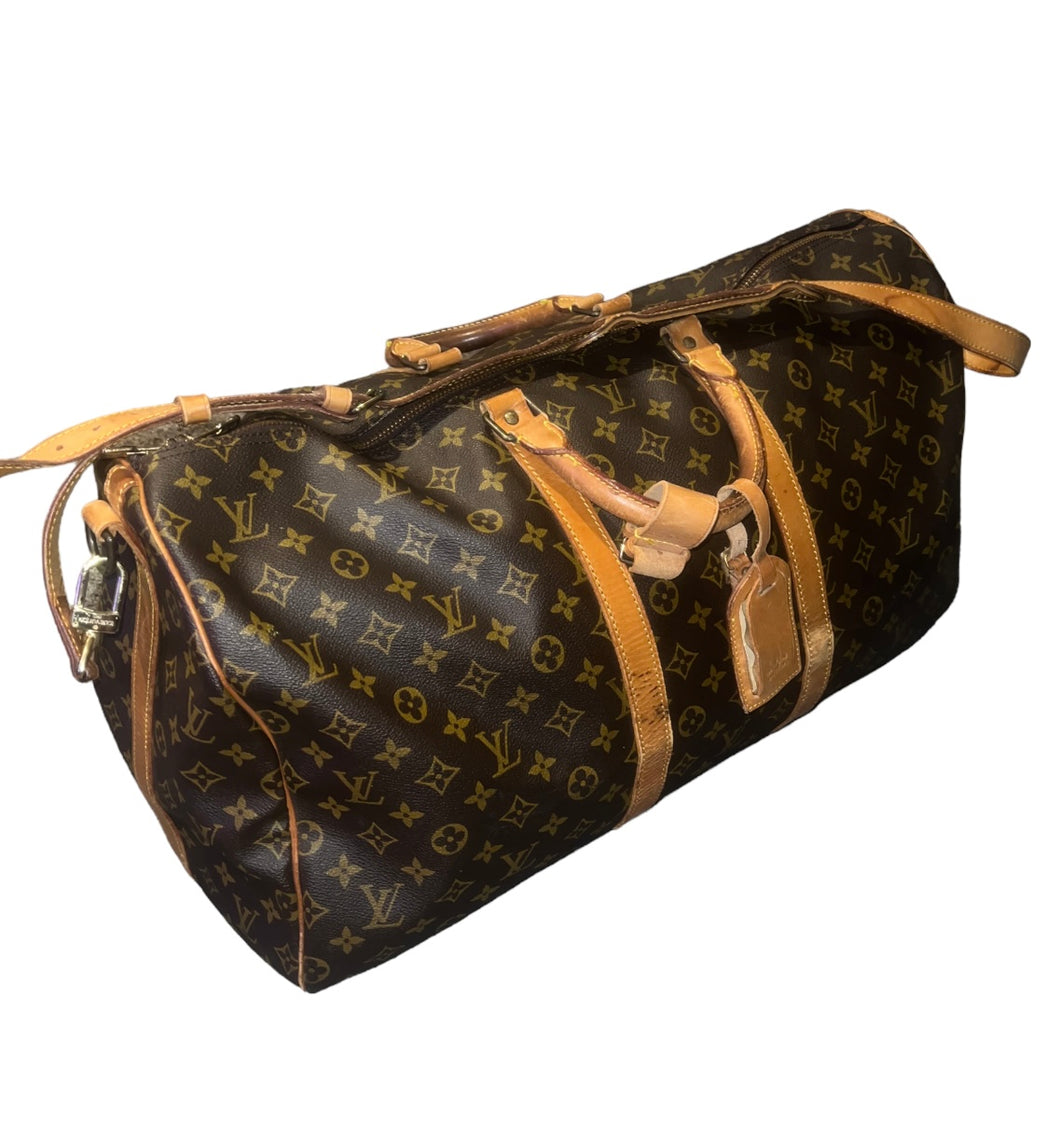 Louis Vuitton Monogram Keepall 55 Bandouliere