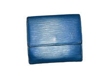 Load image into Gallery viewer, Louis Vuitton Wallet Epi Leather Blue
